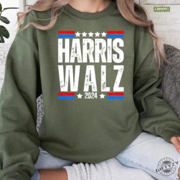 Kamala Harris Tim Walz 2024 Shirt Vote For Kamala Hoodie Kamala Harris For President Tshirt Kamala 2024 Sweatshirt Vote For Harris Walz 2024 Shirt giftyzy 2