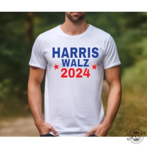 Harris Walz Kamala For President 2024 Democrat Supporter Shirt giftyzy 2