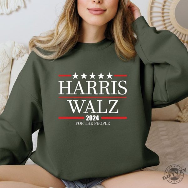 Harris Walz 2024 For The People Shirt giftyzy 1