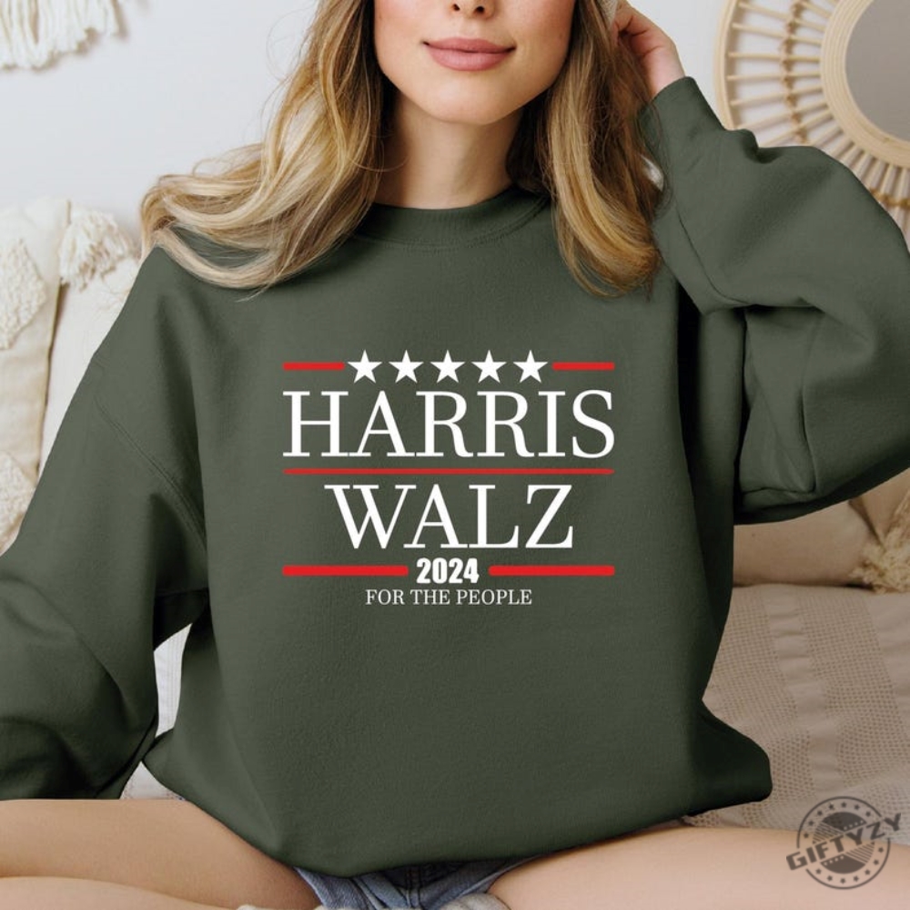 Harris Walz 2024 For The People Shirt