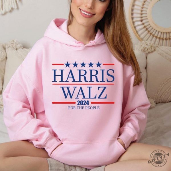 Harris Walz 2024 For The People Shirt giftyzy 3