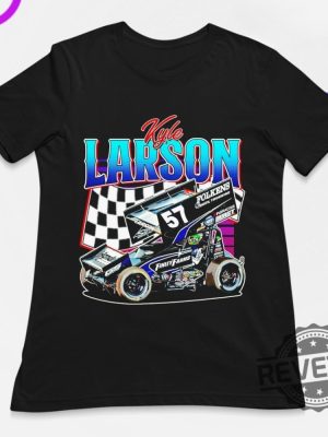 Kyle Larson Sprint Car T Shirt Kyle Larson Sprint Car Shirt revetee 2