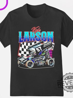 Kyle Larson Sprint Car T Shirt Kyle Larson Sprint Car Shirt revetee 3