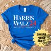 Harris Walz 2024 Shirt Kamala Harris Walz Tim Walz Shirt Democrat Shirt Vote Blue Liberal Feminist Shirt Harris Walz 2024 Tee trendingnowe 1