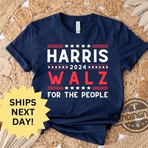 Harris Walz 2024 Tee Harris Walz 2024 Shirt Kamala Harris Walz Tim Walz Shirt Democrat Shirt Vote Blue Liberal Feminist Shirt trendingnowe 2