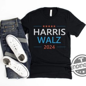 Harris Walz 2024 Shirt Democrat Shirt Vote Blue Liberal Feminist Shirt Harris Walz 2024 T Shirt Kamala Harris Walz Tim Walz Shirt trendingnowe 3