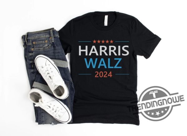 Harris Walz 2024 Shirt Democrat Shirt Vote Blue Liberal Feminist Shirt Harris Walz 2024 T Shirt Kamala Harris Walz Tim Walz Shirt trendingnowe 3