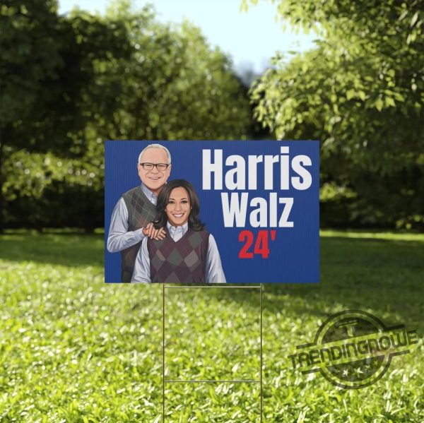 Kamala Harris Tim Walz Yard Sign Harris Walz Yard Sign Harris Walz 2024 Sign We Are Not Going Back Yard Sign trendingnowe 2