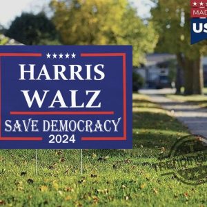 Save Democracy 2024 Yard Sign Harris Walz Yard Sign Harris Walz 2024 Sign We Are Not Going Back Yard Sign Tim Walz Yard Sign trendingnowe 2