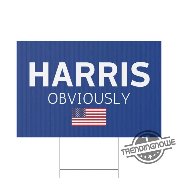 Harris Obviously Yard Sign Harris For President Yard Sign Harris Walz Yard Sign Harris Walz 2024 Sign Tim Walz Yard Sign trendingnowe 4