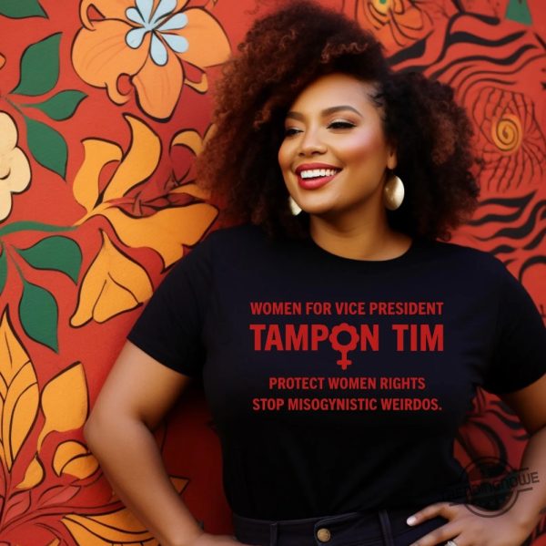 Tampon Tim Shirt Women For Vice President Tim Walz Shirt Kamala Harris 2024 T Shirt Harris Walz 2024 Tee Tampon Tim Walz Shirt trendingnowe 2