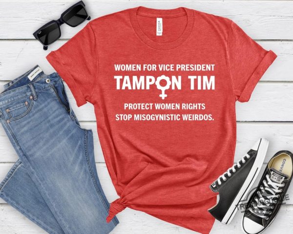 Tampon Tim Shirt Women For Vice President Tim Walz Shirt Kamala Harris 2024 T Shirt Harris Walz 2024 Tee Tampon Tim Walz Shirt trendingnowe 3