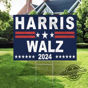 Harris Walz 2024 Yard Sign Tim Walz Yard Sign 18X24in Weatherproof Yard Sign With Stakes Vote Kamala Harris Yard Sign trendingnowe 2