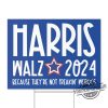 Harris Walz 2024 Yard Sign Childless Cat Lady Sign Tim Walz Yard Sign 18X24in Vote Kamala Harris Yard Sign trendingnowe 1