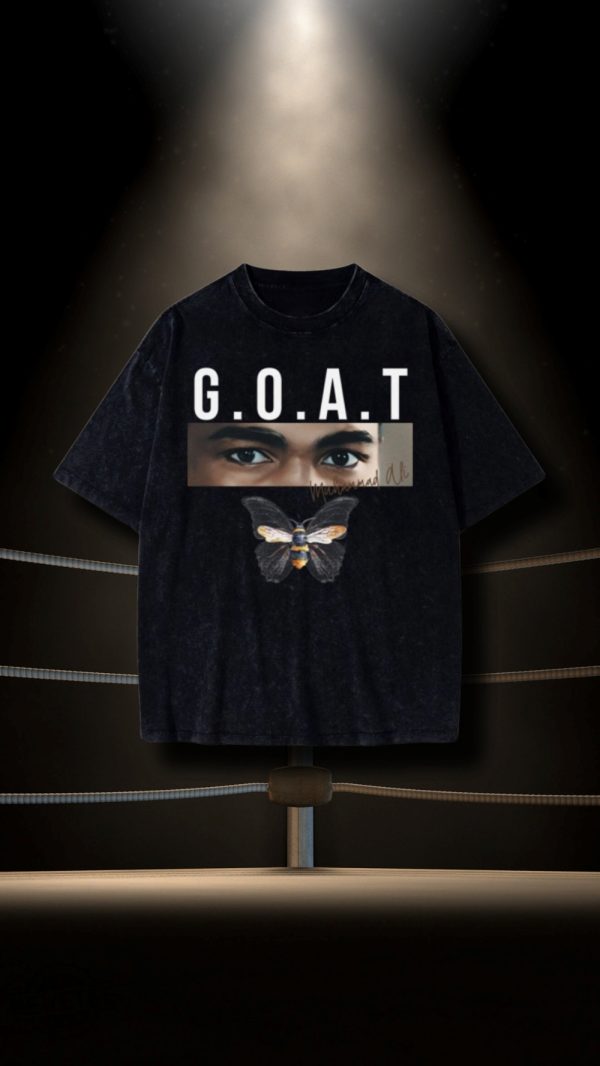 Muhammad Ali Goat Vintage Snow Wash T Shirt Muhammad Ali T Shirt revetee 1