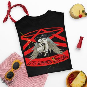 Lets Summon Demons Pentagram Shirt Steven Rhodes Lets Summon Demons Lets Summon Demons Shirt revetee 2