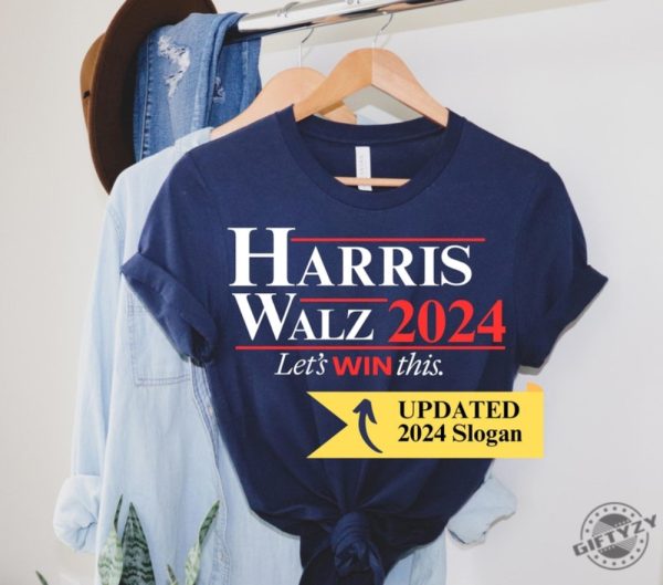 Harris Walz Shirt 2024 Kamala Harris Tim Walz President Tshirt Democratic Election Sweatshirt Convention Nominee Running Mate Vp Shirt giftyzy 1