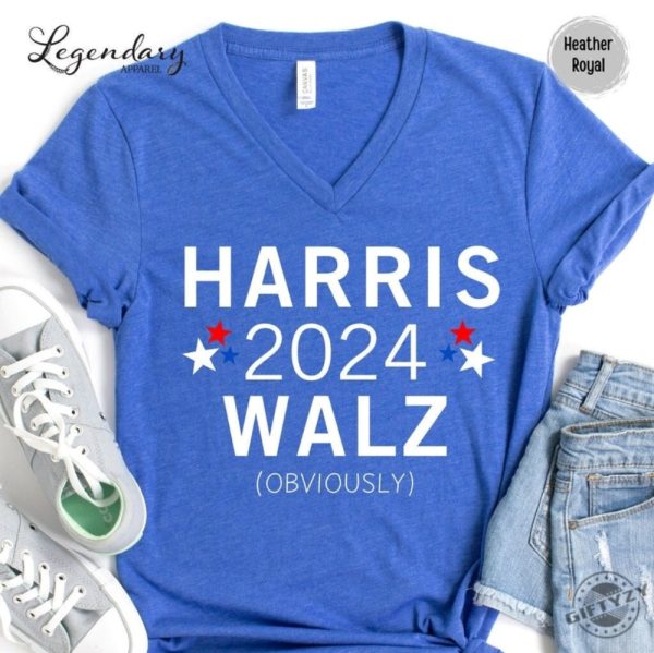 Harris Walz Tshirt Kamala Democrat Voting Hoodie Presidential Election 2024 Sweatshirt Female President Kamala Walz Rally Shirt giftyzy 1