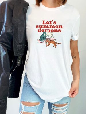 Lets Summon Demons T Shirt Steven Rhodes Lets Summon Demons Lets Summon Demons Shirt revetee 7