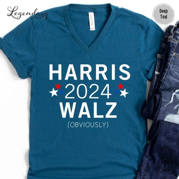 Harris Walz Tshirt Kamala Democrat Voting Hoodie Presidential Election 2024 Sweatshirt Female President Kamala Walz Rally Shirt giftyzy 8