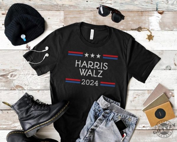 Harris Walz 2024 Shirt Kamala Harris Tim Walz Hoodie Gift For Democrat Tshirt Vice President Vote Blue Sweatshirt Liberal Voter Shirt giftyzy 4