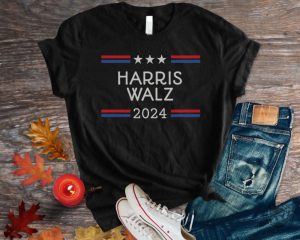 Harris Walz 2024 Shirt Kamala Harris Tim Walz Hoodie Gift For Democrat Tshirt Vice President Vote Blue Sweatshirt Liberal Voter Shirt giftyzy 5