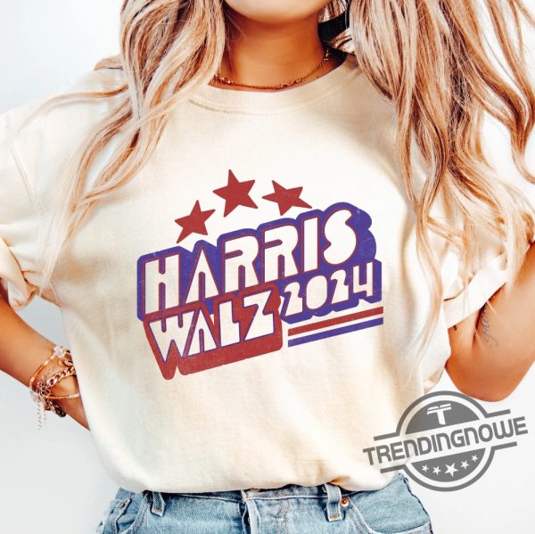 Harris Walz Shirt Kamala Harris Election 2024 Shirt Kamala Harris Tim Walz President Vice President Tees Gift For Democrat trendingnowe 1