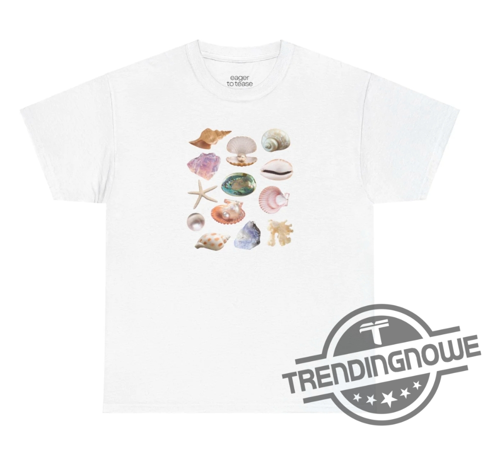 Shell Collage Classic Shirt Eager To Tease Shirt