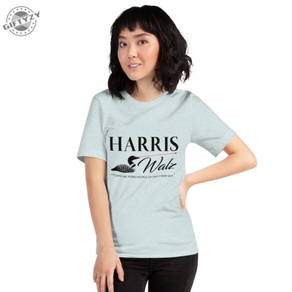 Harris Walz Laser Loon Weird Campaign Shirt giftyzy 4