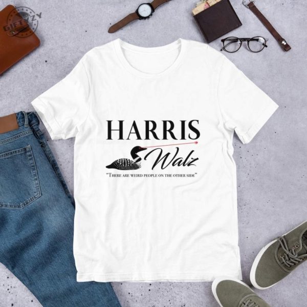 Harris Walz Laser Loon Weird Campaign Shirt giftyzy 7