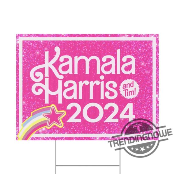 Kamala Harris Tim Yard Sign Kamala Harris Tim Walz 2024 Yard Sign Harris Walz Yard Sign trendingnowe 3