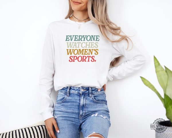 Everyone Watches Womens Sports T Shirt Everyone Watches Womens Sports Shirt revetee 4