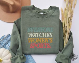 Everyone Watches Womens Sports T Shirt Everyone Watches Womens Sports Shirt revetee 5