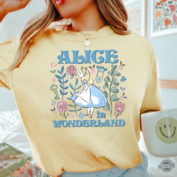 Alice In Wonderland T Shirt Disney Alice Shirt Princess Alice Shirt Alice In Wonderland Shirt revetee 2