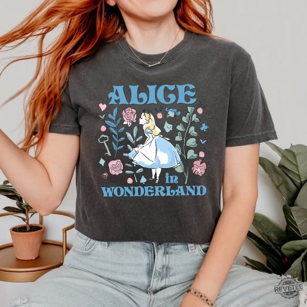 Alice In Wonderland T Shirt Disney Alice Shirt Princess Alice Shirt Alice In Wonderland Shirt revetee 3