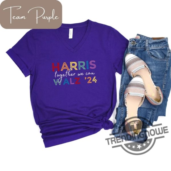 Harris Walz Shirt Sweatshirt Harris Walz 2024 Tee Kamala Shirt Together We Can Harris Walz Shirt Harris Walz 2024 Shirt trendingnowe 3