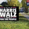 Kamala Harris Walz Yard Sign Weatherproof Yard Sign With Stakes 18X24in Sign Kamala Harris Yard Sign trendingnowe 1