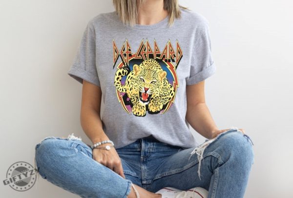 Band Def Leopard Gift Teen Popular Rock Shirt giftyzy 4