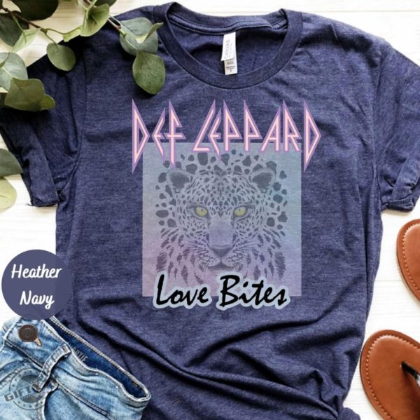 Def Leppard Love Bites Shirt Def Leppard Tshirt Band Hoodie Band Sweatshirt Concert Shirt giftyzy 1