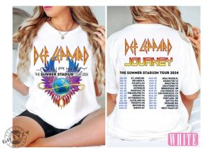 Journey Summer Stadium Tour 2024 Shirt Journey Tour Tshirt Defleppard Hoodie Rock Music Fan Sweatshirt Concert 2024 Gift giftyzy 2