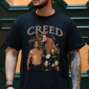 Retro Creed Band Shirt Creed Band Fan Tshirt Creed 2024 Tour Hoodie Rock Band Creed Graphic Sweatshirt Creed Concert Shirt giftyzy 2