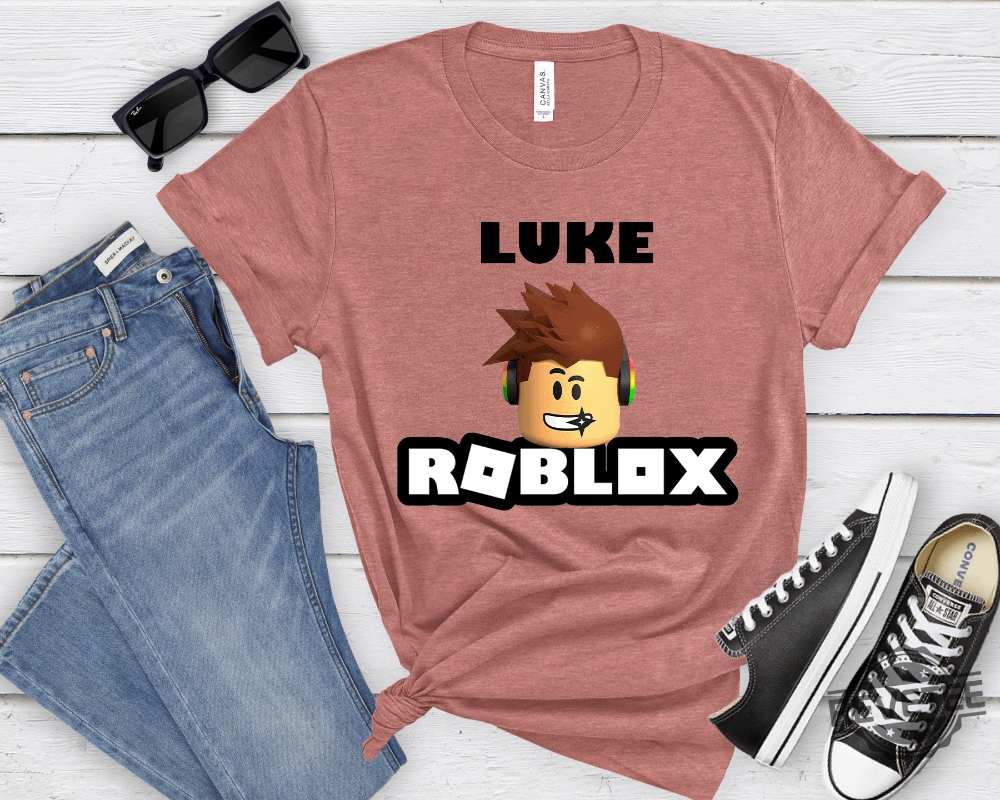 Custom Roblox Shirt Roblox Boy Tshirt Roblox Kids Tee Roblox Birthday Gift Roblox Shirt Template