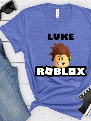 Custom Roblox Shirt Roblox Boy Tshirt Roblox Kids Tee Roblox Birthday Gift Roblox Shirt Template revetee 2