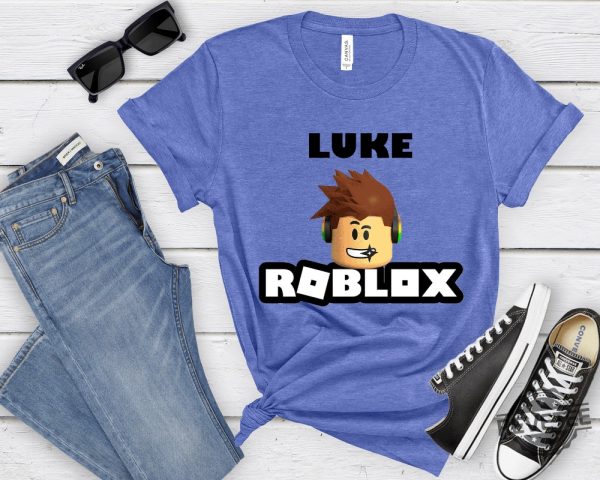 Custom Roblox Shirt Roblox Boy Tshirt Roblox Kids Tee Roblox Birthday Gift Roblox Shirt Template revetee 2