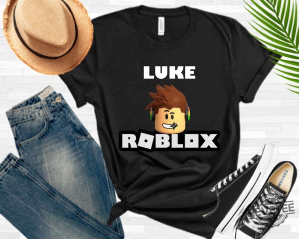 Custom Roblox Shirt Roblox Boy Tshirt Roblox Kids Tee Roblox Birthday Gift Roblox Shirt Template revetee 3