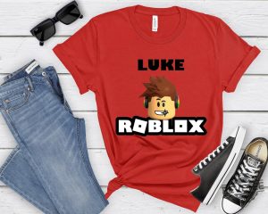 Custom Roblox Shirt Roblox Boy Tshirt Roblox Kids Tee Roblox Birthday Gift Roblox Shirt Template revetee 5