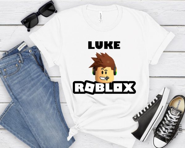 Custom Roblox Shirt Roblox Boy Tshirt Roblox Kids Tee Roblox Birthday Gift Roblox Shirt Template revetee 6