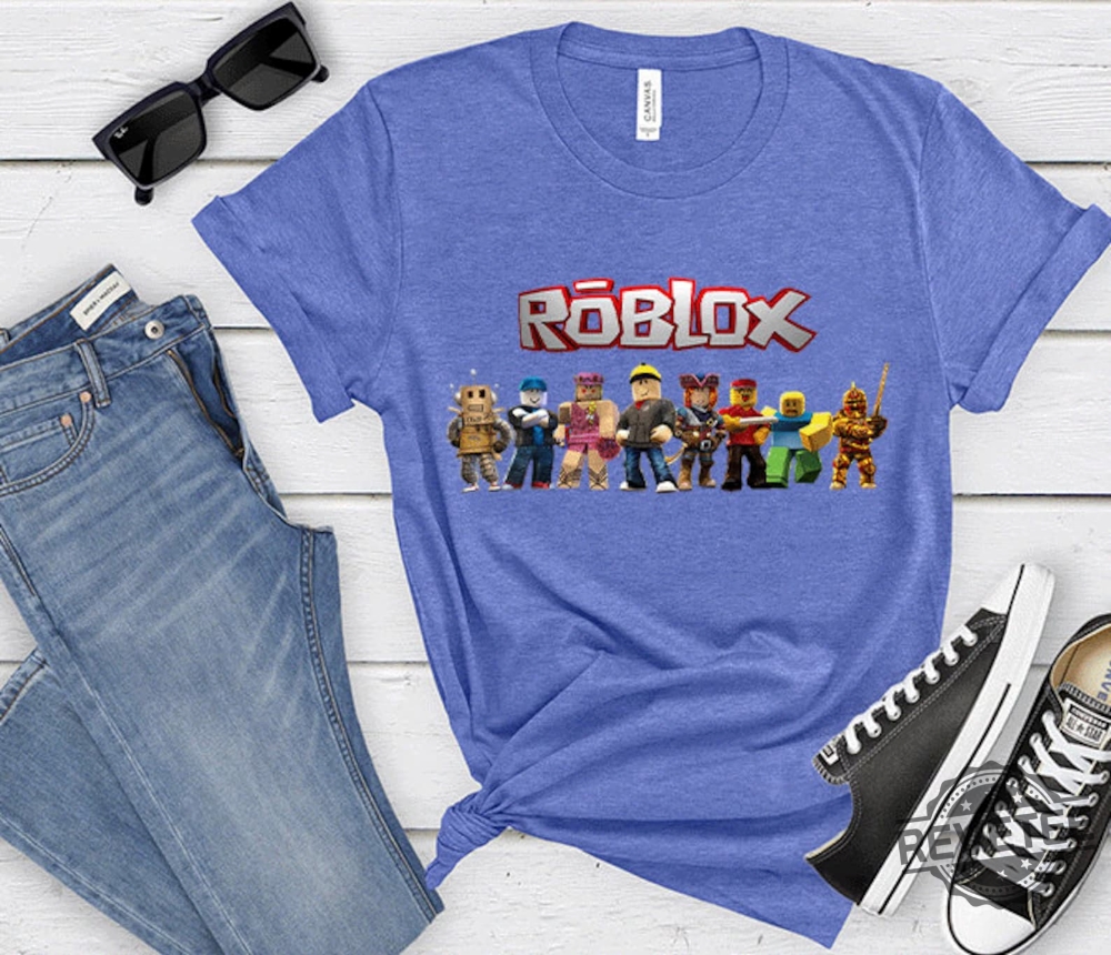 Roblox Shirt Roblox Boy Tshirt Roblox Kids Tee Roblox Birthday Gift Roblox Shirt Template