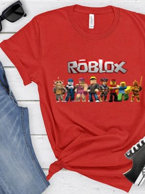 Roblox Shirt Roblox Boy Tshirt Roblox Kids Tee Roblox Birthday Gift Roblox Shirt Template revetee 4