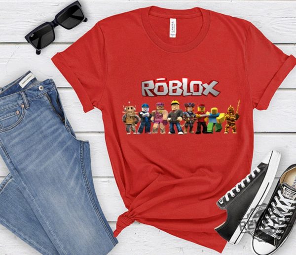 Roblox Shirt Roblox Boy Tshirt Roblox Kids Tee Roblox Birthday Gift Roblox Shirt Template revetee 4